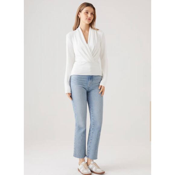 NWT XS Surplice Tuckable Top - Picture 1 of 7